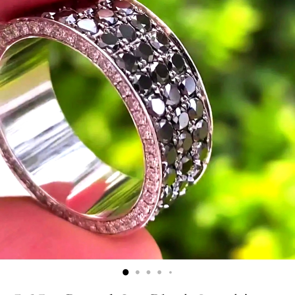 5.35 ct Mens Sapphire Ring